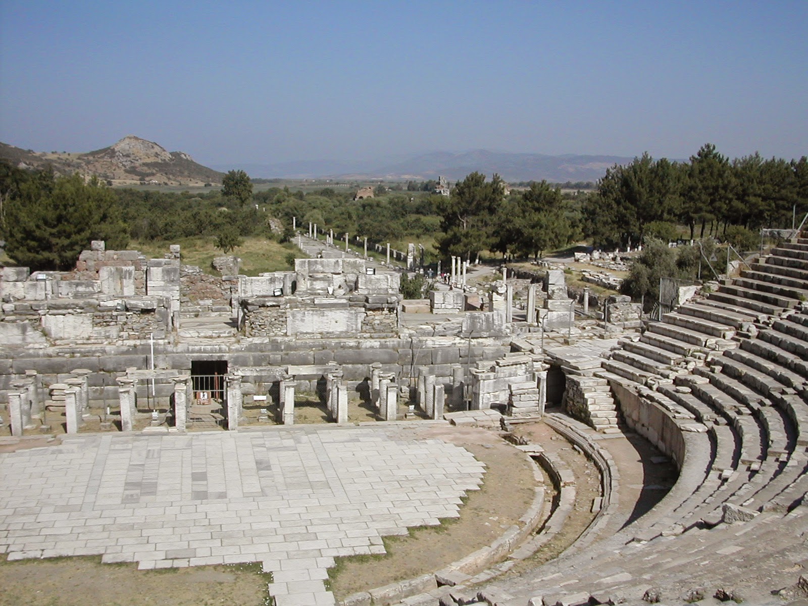 The amphitheatre at Ephesus
